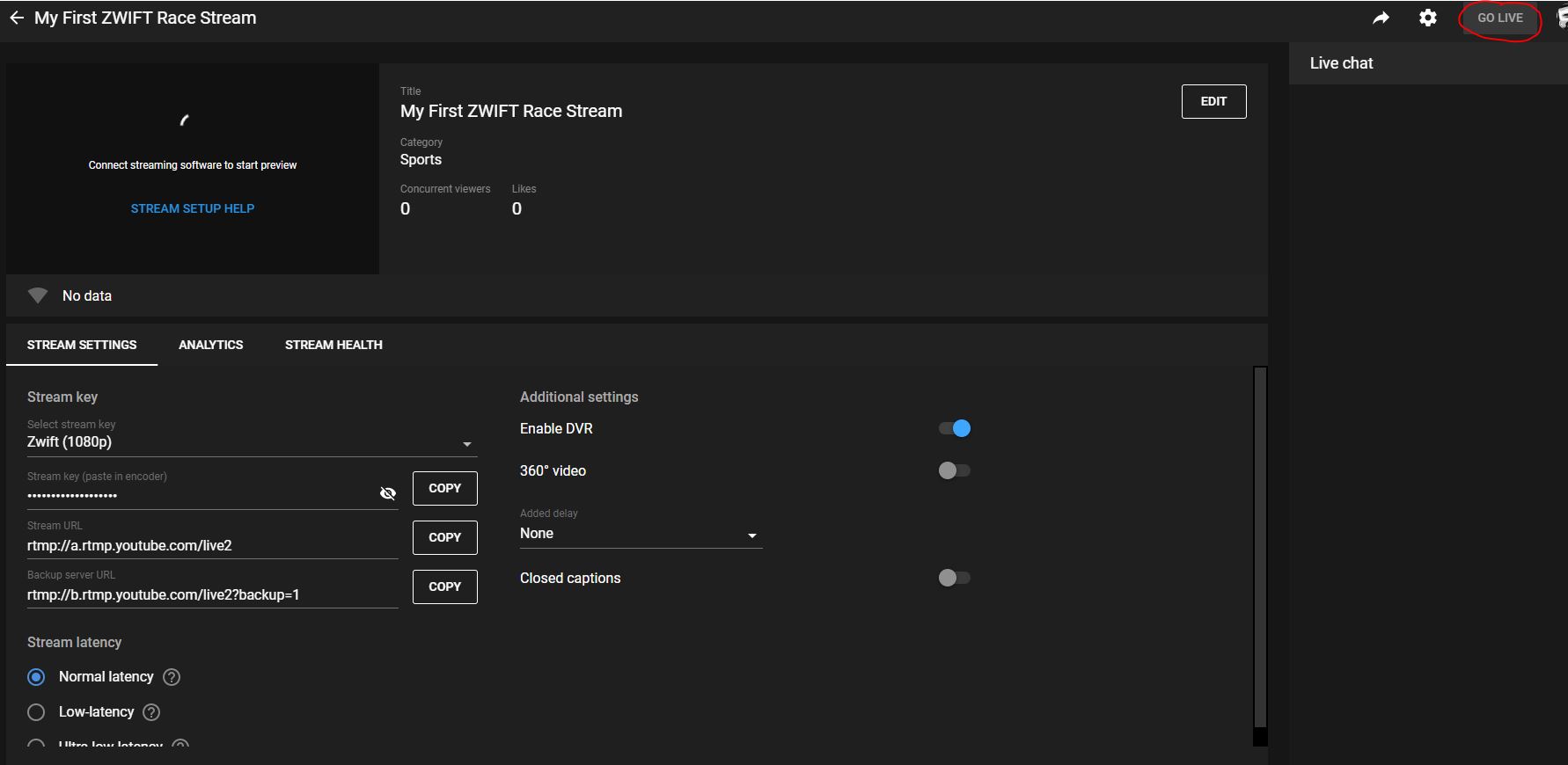 YT-go-live